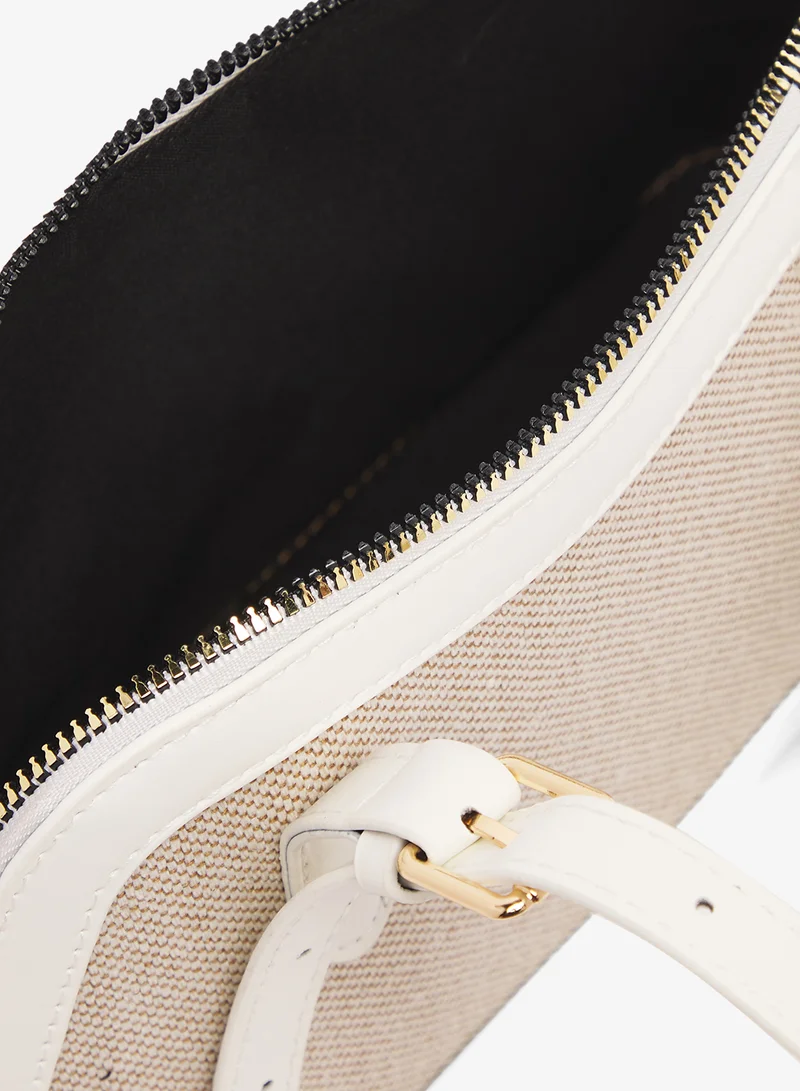 ELLA Textured Bag With Circle tag