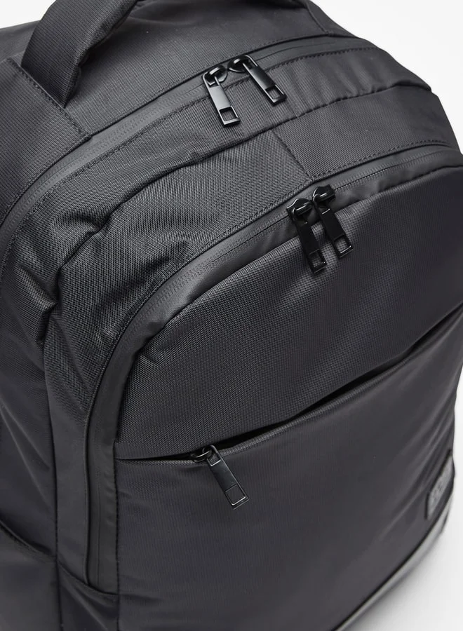 LBL by Shoexpress Solid Backpack with Adjustable Shoulder Straps
