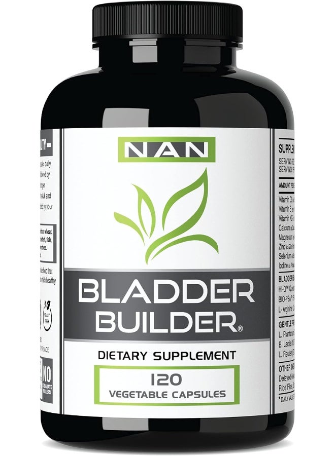 BLADDER BUILDER 120 Capsules | For Recurring Bladder Discomfort and Urinary Tract Health | Made in the USA - Image 1