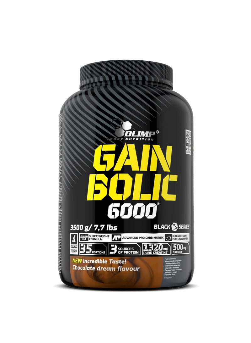 Olimp Gain Bolic 6000, Extreme Hardgainer Formula, Chocolate Dream Flavour, 3500g - Image 1