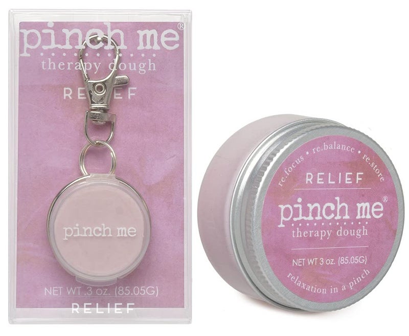 Pinch Me Therapy Dough Locket Combo  Holistic Aromatherapy Stress Relieving Putty  3oz ClipOn Locket Scent  3oz Dough Relief