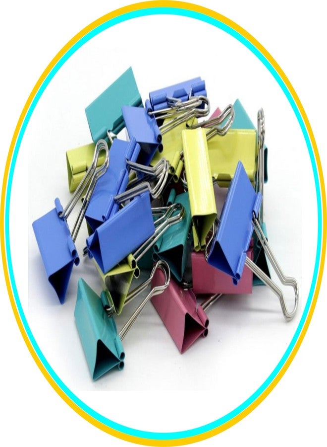 إمبرينت مشابك تثبيت أوراق ملونة متعددة الأحجام من إمبرينت، بألوان باستيل متنوعة، مناسبة للملاحظات والرسائل والأوراق، للاستخدام في المكتب والمنزل والمدرسة (عبوة من 50 قطعة). 3 أحجام: 25 مم (6 قطع)، 19 مم (14 قطعة)، 15 مم (30 قطعة). - Image 4