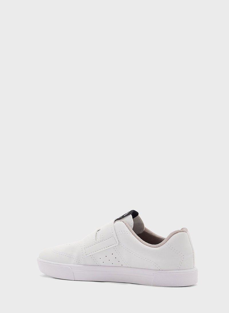 MOLEKINHO Kids Maalan Velcro Sneakers – Lightweight Casual Shoes for Boys & Girls | Easy Slip-On Trainers | Comfortable School Shoes | Everyday Play Footwear with Hook & Loop Closure - Image 2