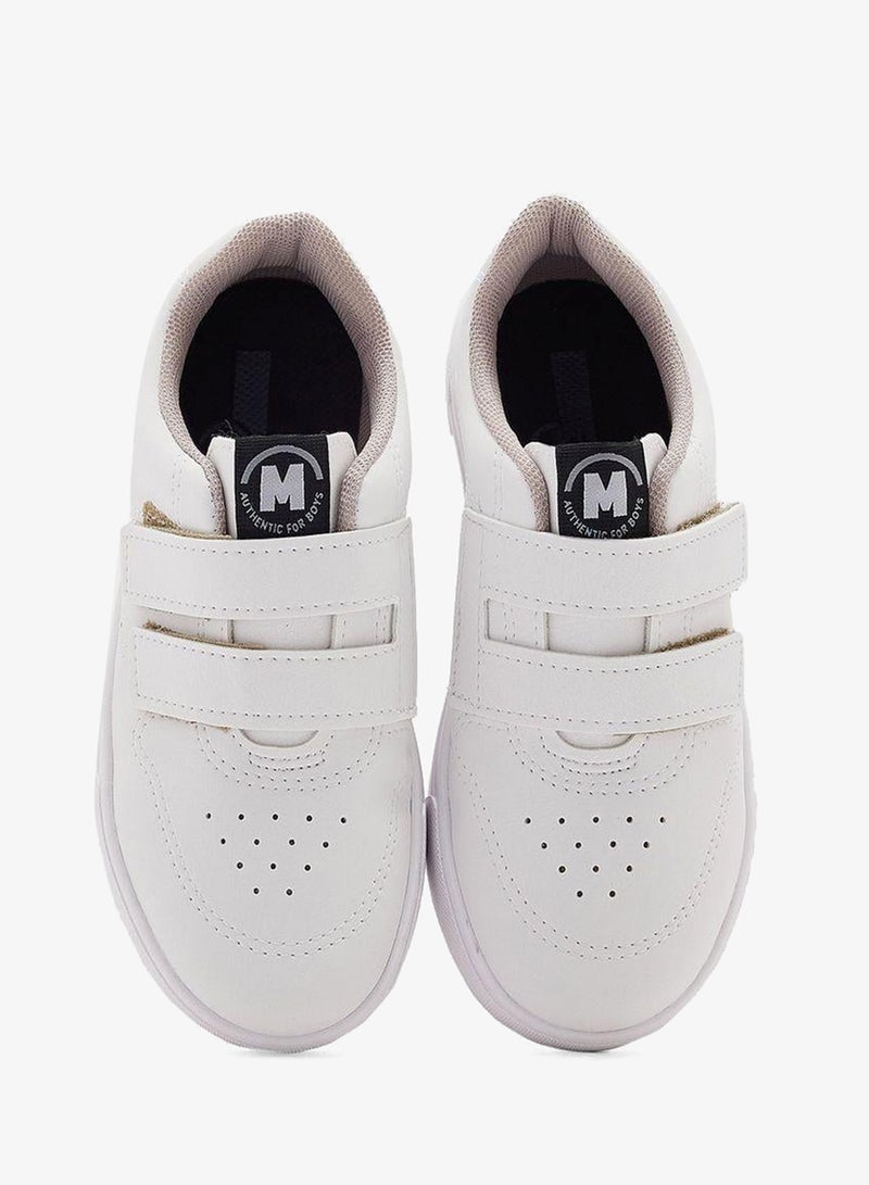 MOLEKINHO Kids Maalan Velcro Sneakers – Lightweight Casual Shoes for Boys & Girls | Easy Slip-On Trainers | Comfortable School Shoes | Everyday Play Footwear with Hook & Loop Closure - Image 4