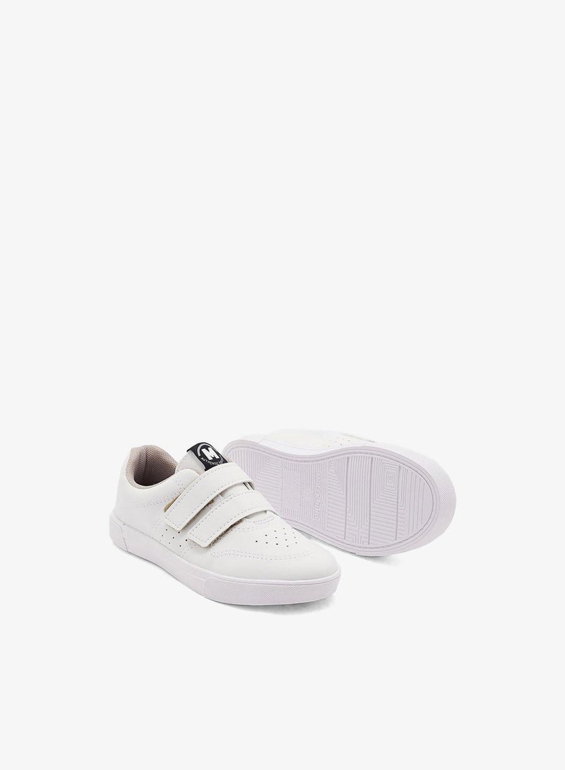 MOLEKINHO Kids Maalan Velcro Sneakers – Lightweight Casual Shoes for Boys & Girls | Easy Slip-On Trainers | Comfortable School Shoes | Everyday Play Footwear with Hook & Loop Closure - Image 3