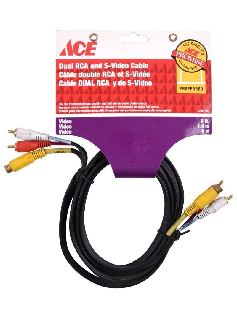 ACE Cable Video 6 Dual Rca