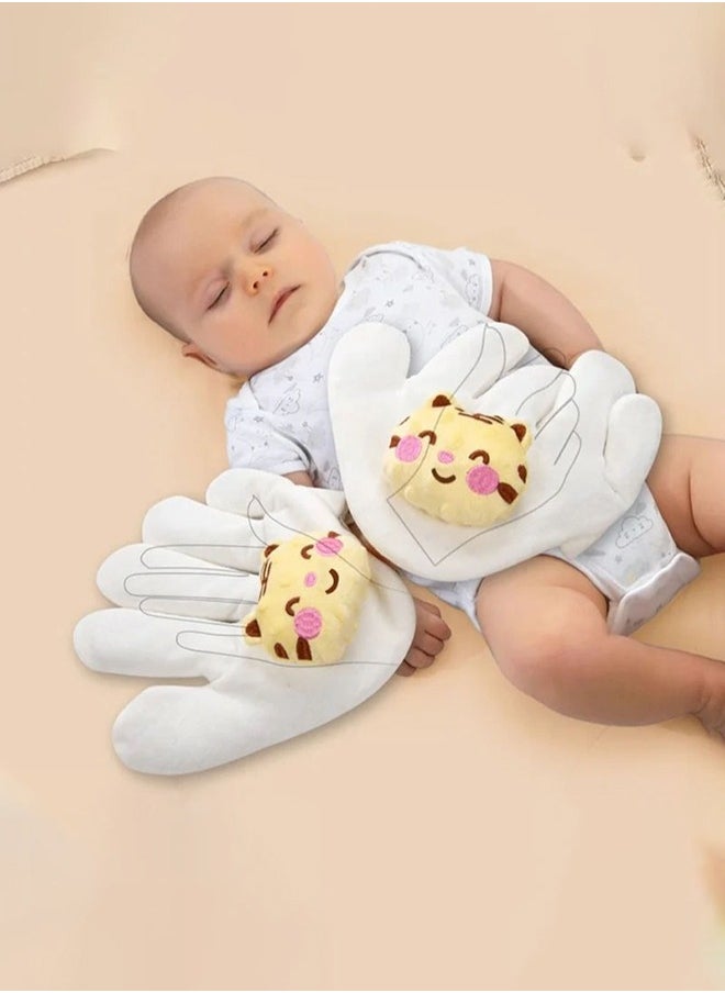 MIXDE Baby Soothing Palm - Mom-Like Hand-Shaped Infant Anti-Startle Jump Sleep Aid Pillow  - Image 1