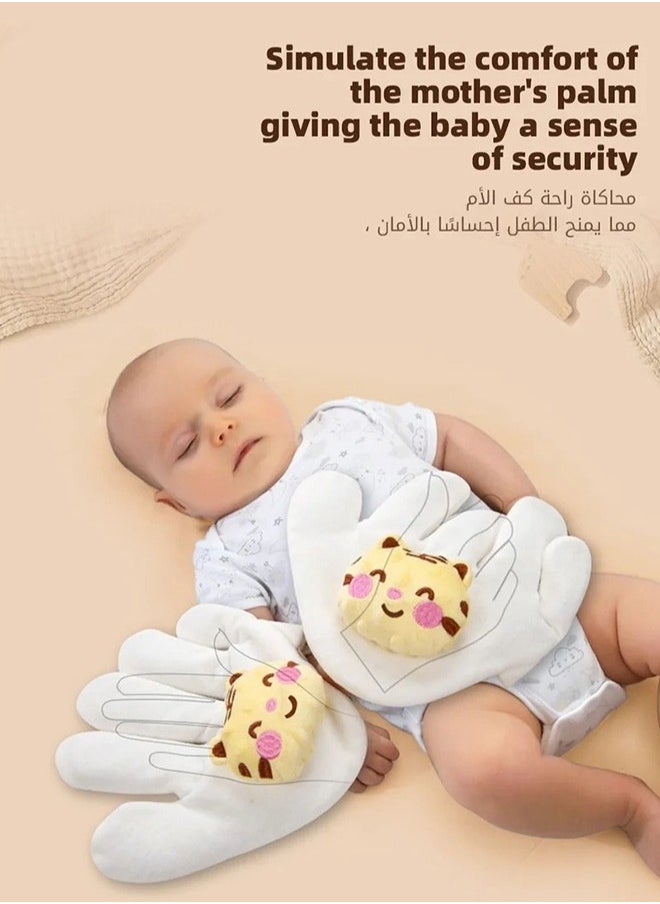 MIXDE Baby Soothing Palm - Mom-Like Hand-Shaped Infant Anti-Startle Jump Sleep Aid Pillow  - Image 5