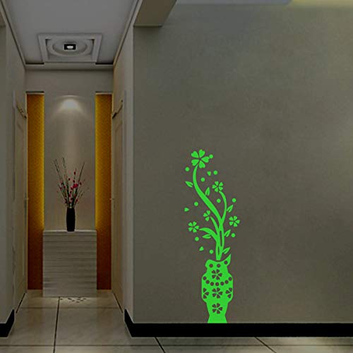DreamKraft Glow in The Dark Home Decor Vinyl Radium Cartoon Sticker (Green, 17X20 Cm), Self-Adhesive - Image 1