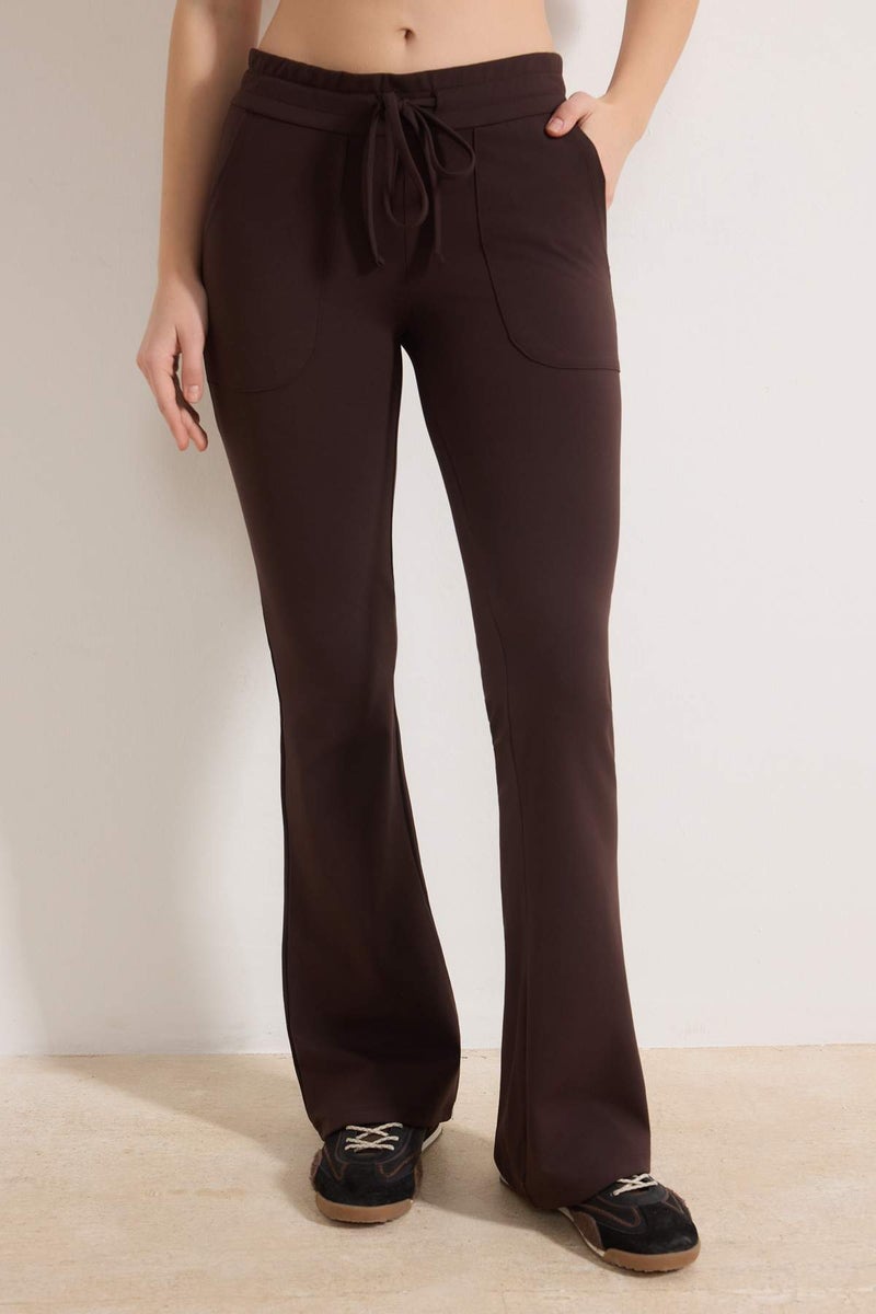 trendyol Brown Soft Brushed Fabric Knitted Sports Sweatpants Thmss26Ea00003 - Image 3
