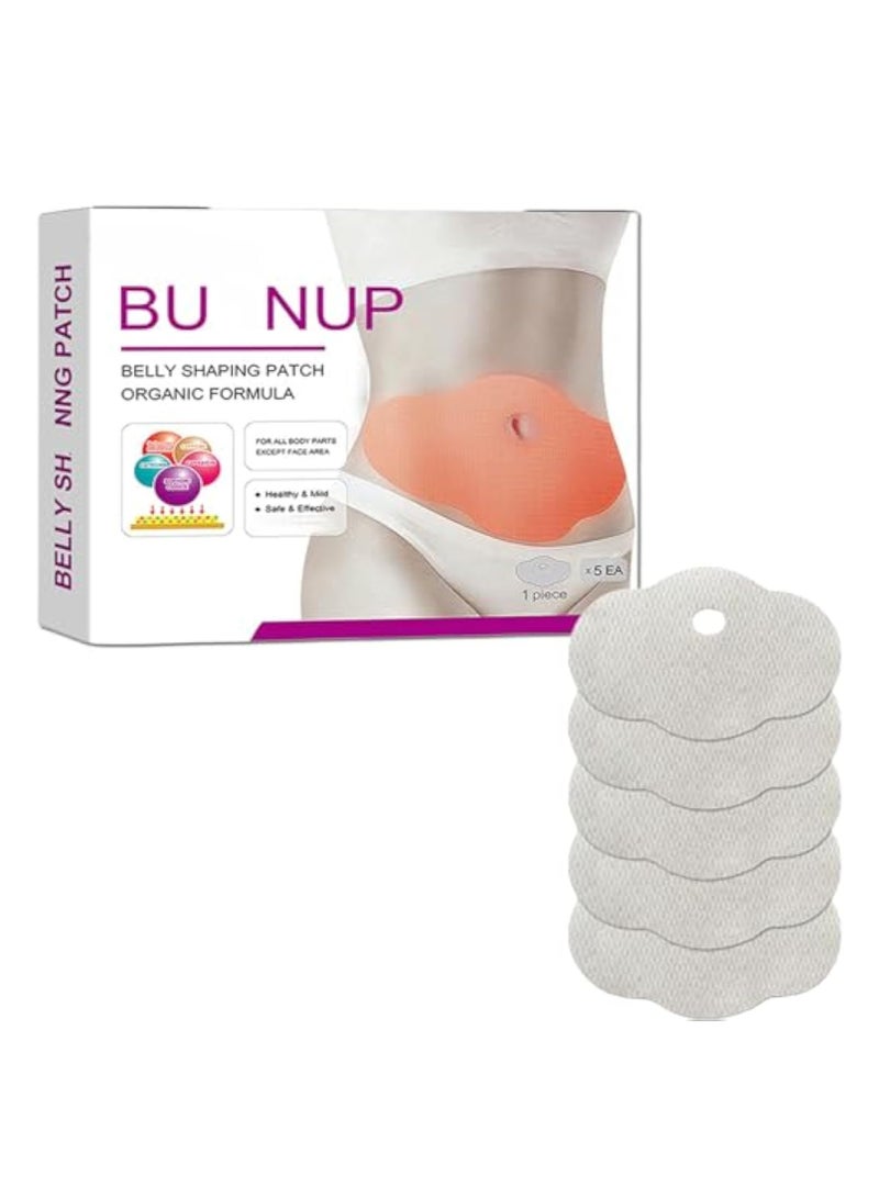 KASTWAVE 2Pcs Belly Patch, Navel Sticker, Natural Belly Sticker, Breathable Patches, Sweatproof Patches, Waterproof Stickers, Belly Wing Works for Toning Contouring Firming, Abdomen Belly Pads, for Women Men - Image 1