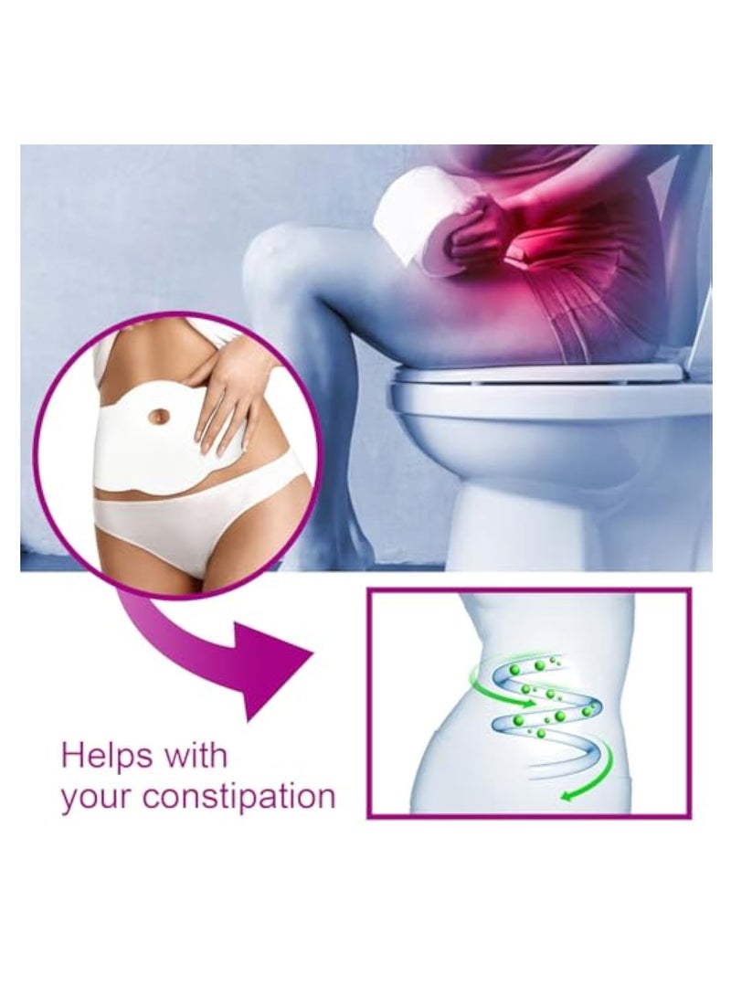 KASTWAVE 2Pcs Belly Patch, Navel Sticker, Natural Belly Sticker, Breathable Patches, Sweatproof Patches, Waterproof Stickers, Belly Wing Works for Toning Contouring Firming, Abdomen Belly Pads, for Women Men - Image 2