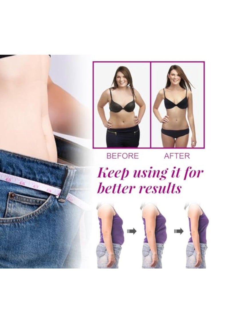 KASTWAVE 2Pcs Belly Patch, Navel Sticker, Natural Belly Sticker, Breathable Patches, Sweatproof Patches, Waterproof Stickers, Belly Wing Works for Toning Contouring Firming, Abdomen Belly Pads, for Women Men - Image 4