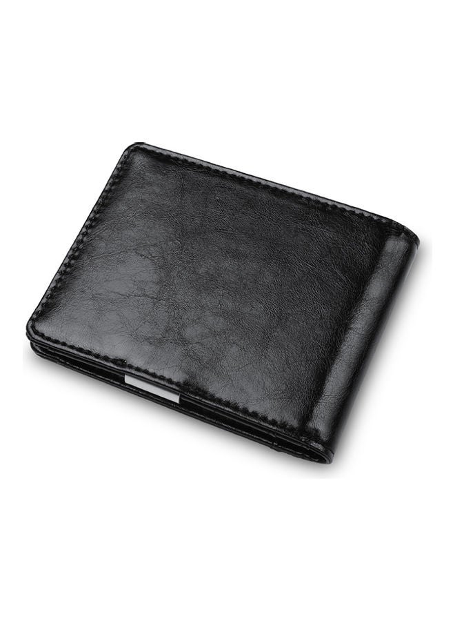 Anti Magnetic Leather Wallet Black  - Image 2