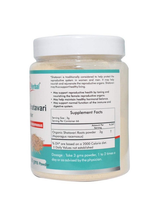 Way2Herbal مسحوق شاتافاري العضوي من واي2هيربال (200 جرام عبوة واحدة) - Image 4