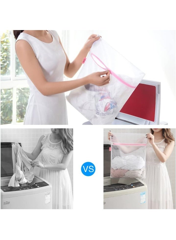 7Pcs Mesh Laundry Bags for Delicates with Premium Zipper, Travel Storage Organize Bag, Clothing Washing Bags for Laundry, Blouse, Bra, Hosiery, Stocking, Underwear, Lingerie - Image 5