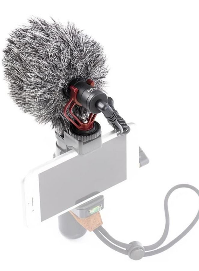 BOYA BY-MM1 Video Microphone Youtube Vlogging Facebook Livestream Recording Shotgun Mic For Smartphone/Cameras, Wireless 2.4 GHZ 100 Meter Microphone - Image 4