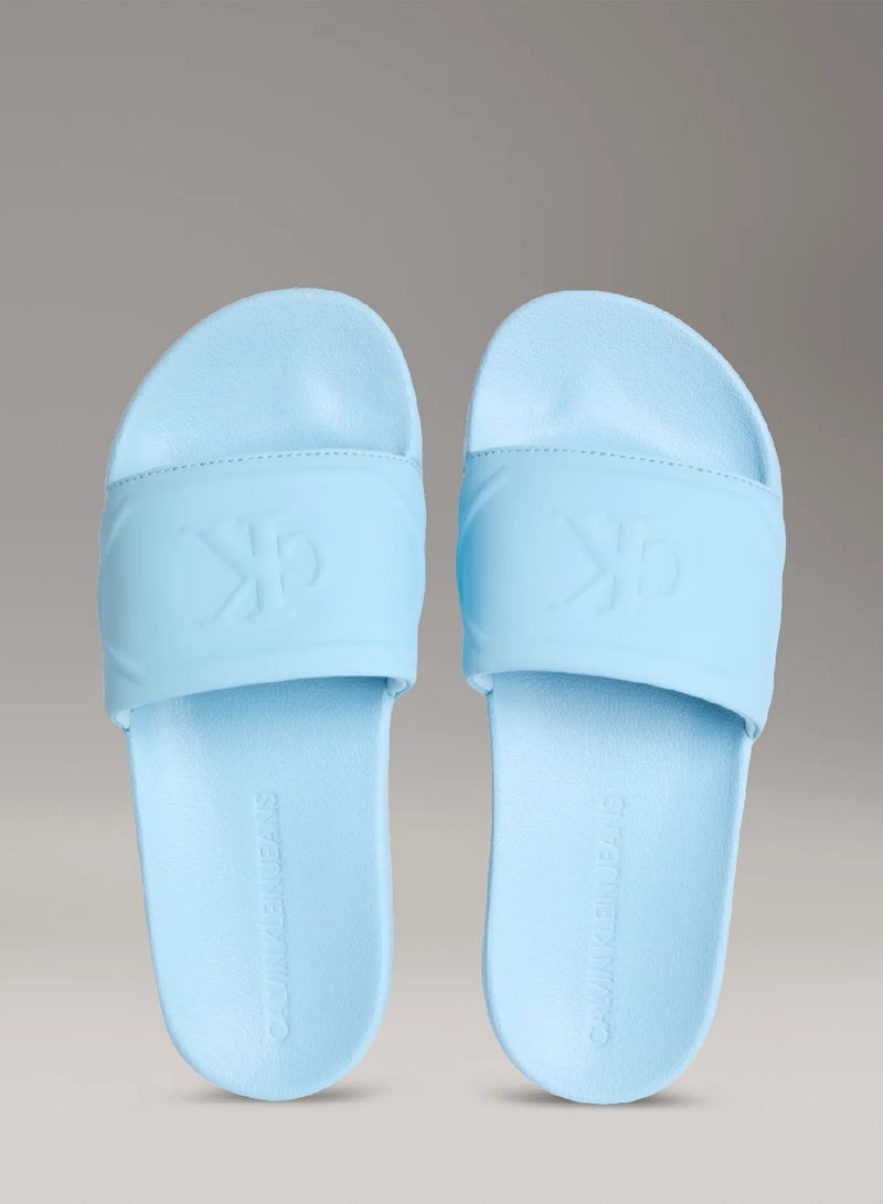 كالفن كلاين جينز شبشب بشعار - Image 4