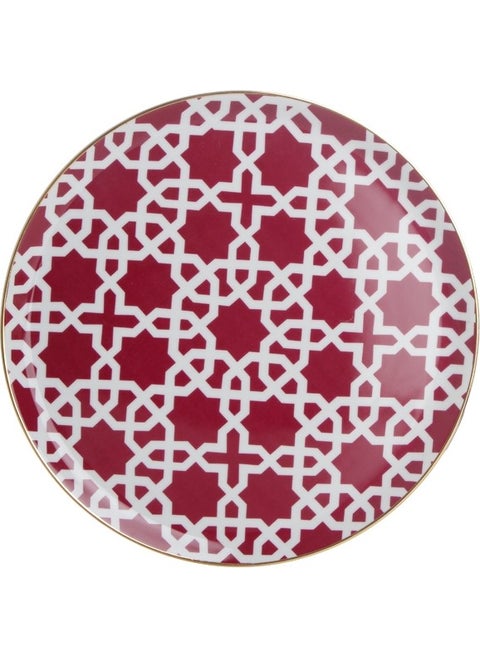 Morocco Ds5 Fuchsia Flat Plate 28 Cm