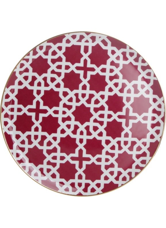 Morocco Ds5 Fuchsia Flat Plate 28 Cm