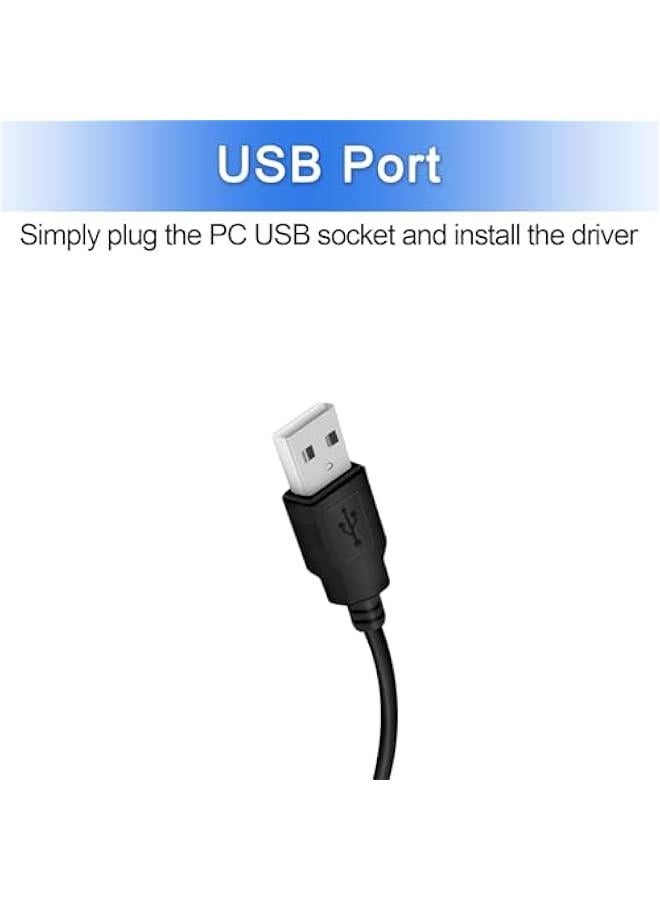 HOOKOR PS2 Controller to USB 2.0 Games Controller Adapter Converter Cable, Compatible with PS1 PS2 Dual Shock 2 Joypad Gamepad to PS3 PC Game - Image 4