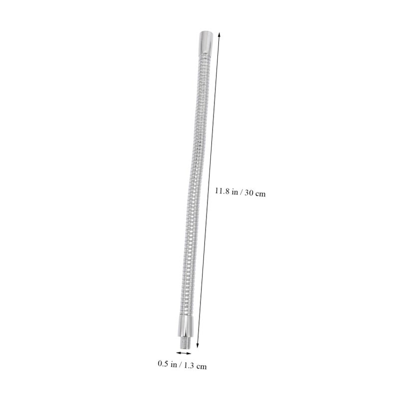 2 حزمة 30 × 1.4 سم حامل مرن ذو رقبة إوزة لعمود مصباح LED المكتبي - Image 4