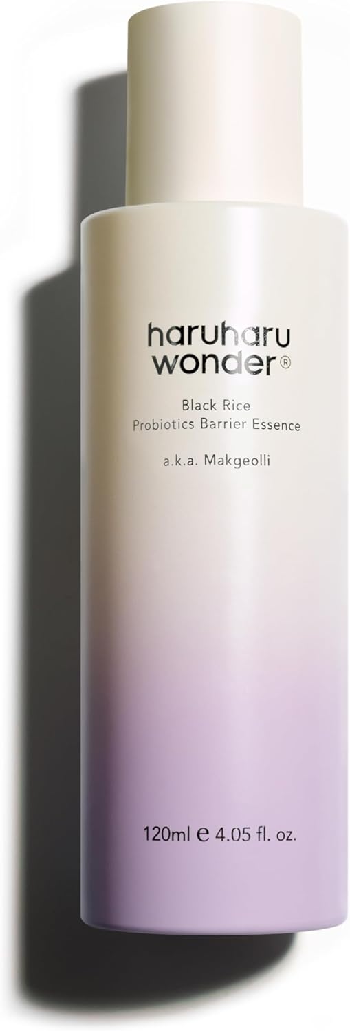 HARUHARU haruharu Wonder Black Rice Probiotics Barrier Essence 405 fl oz Essence Toner to Strengthen Skin Barrier with Ceramides Fermented Ingredients Soothing Moisturizing Plumping