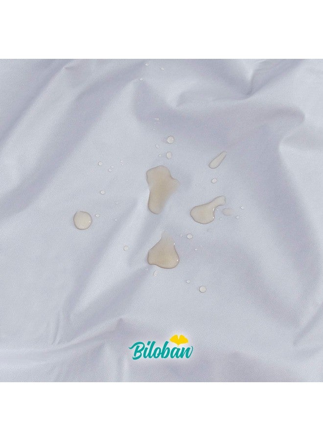 Biloban Reusable Diaper Pail Liner Bags 2 Pack for Ubbi, Waterproof Larger Capacity & Washable Wet Bag for Cloth Diapers & Kitchen Garbage, Grey & Navy - Image 5