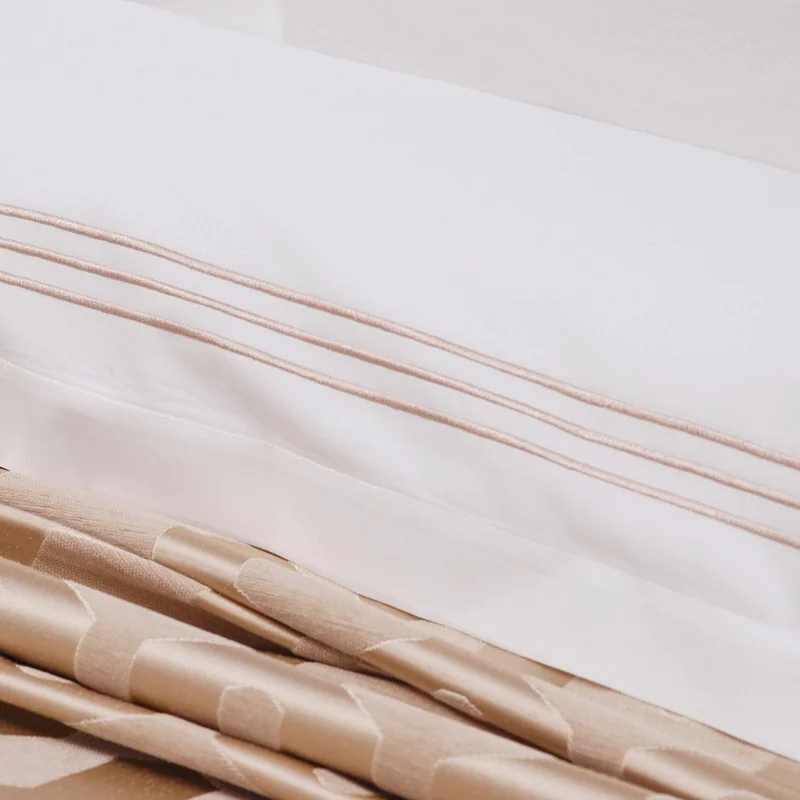 شافر Scala Chenille Double Bedspread Set 7 Pieces - Gold