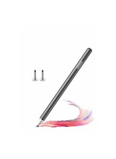 JR-BP560S Touch Pen for iPad iPhone and All Screens with Replacement Tips Grey