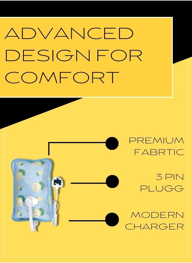 Lifenpure Lifenpure™ electric rechargeable heating water bags for pain relief warming hand and relieve muscle aches and back pains blue  - Image 4