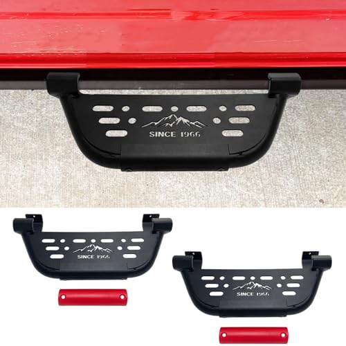 XPHAZZ Side Step Compatible with Bronco 2021+ with OEM Rock Rail, Will Not Fit Raptor or Sport (Style-3) - Image 1