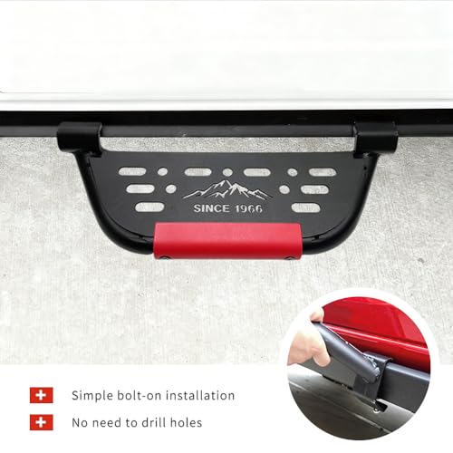 XPHAZZ Side Step Compatible with Bronco 2021+ with OEM Rock Rail, Will Not Fit Raptor or Sport (Style-3) - Image 5