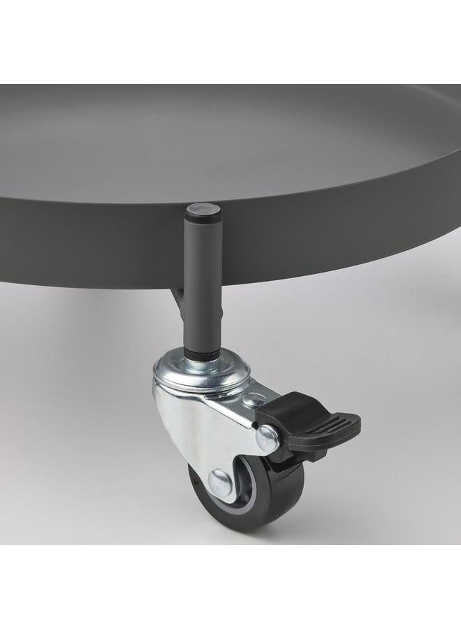 زبون ناقل نباتات، داخلي/خارجي، رمادي غامق، 32 سم - Image 5