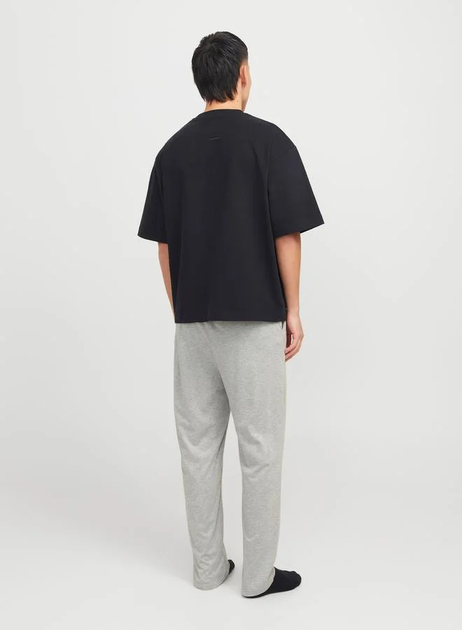 JACK & JONES Lounge Wear Relaxed Fit Trousers for Men's