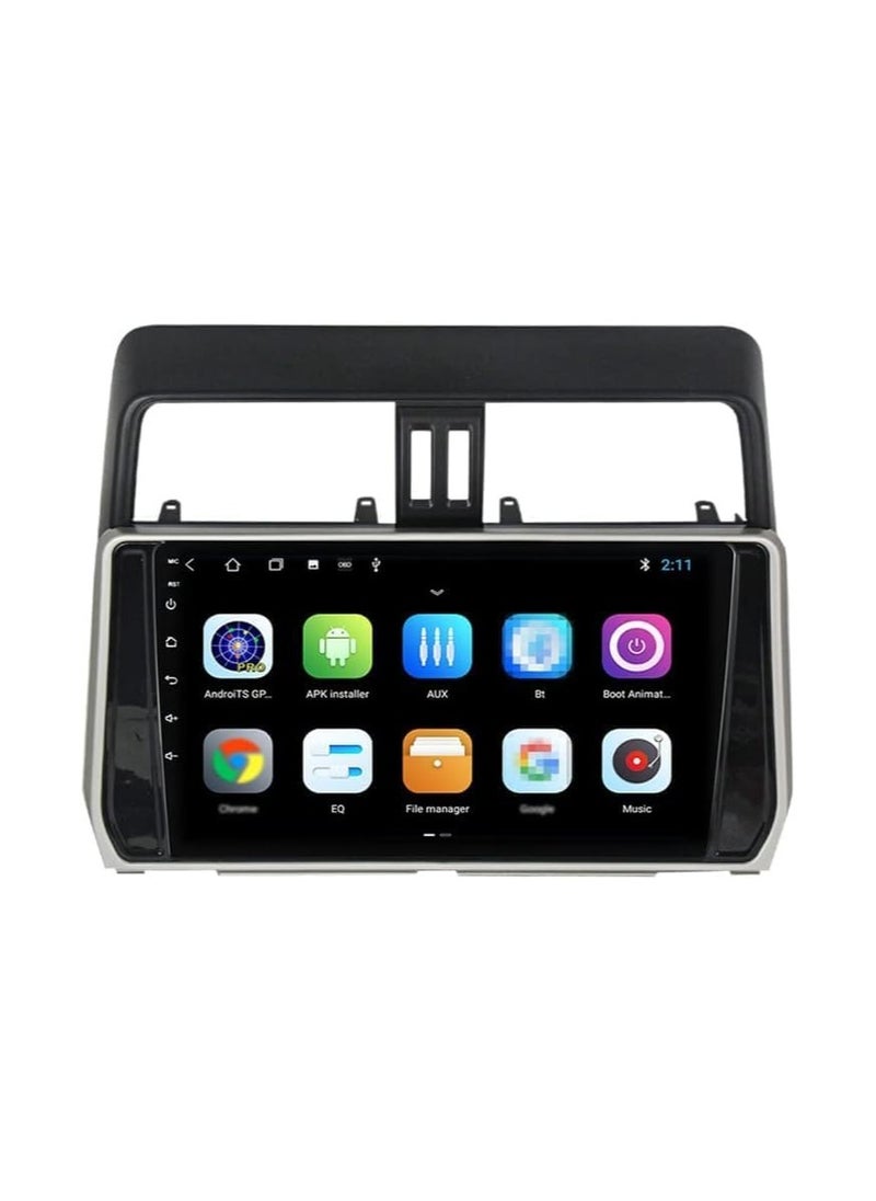 SHEZA STAR - Android Car Stereo for Toyota Prado 2018 2019 2020 6GB RAM 128GB ROM 10 Inch Support SIM Card, Apple Carplay, MirrorLink WiFi BT, IPS Touch Screen with AHD Camera Included - Image 1
