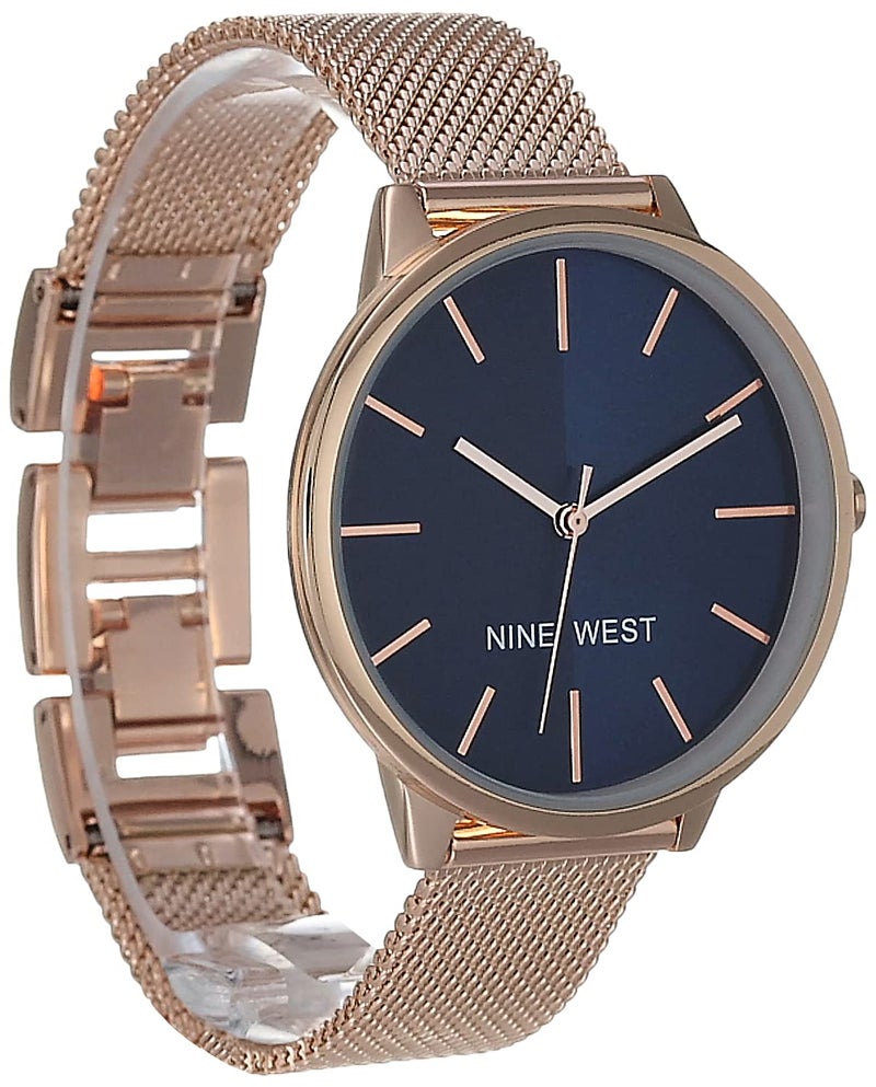 Nine West Women's Mesh Bracelet Watch - Image 3