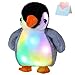 BSTAOFY Light up Penguin Stuffed Animal Glow Perky Adorable LED Floppy Plush Toy Nightlight Gift for Kids on Birthday Christmas Holiday 11 - Image 4