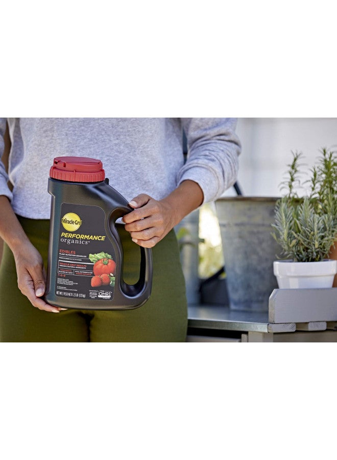 Miracle-Gro Performance Organics Edibles Plant Nutrition Granules - Plant Food with Natural & Organic Ingredients, for Tomatoes, Vegetables, Herbs and Fruits, 2.5 lbs. - Image 4