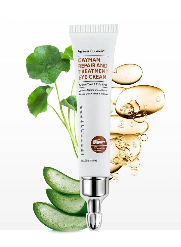 Vibrant Glamour Cayman Eye Cream Eye Repair and Treatment Silk Protein Anti-Wrinkle and Firming Paste for Eye Skin Reduce Appearance of Fine Lines Anti-Aging Dark Circles & Puffiness Eyecare Cream 20g - Image 5