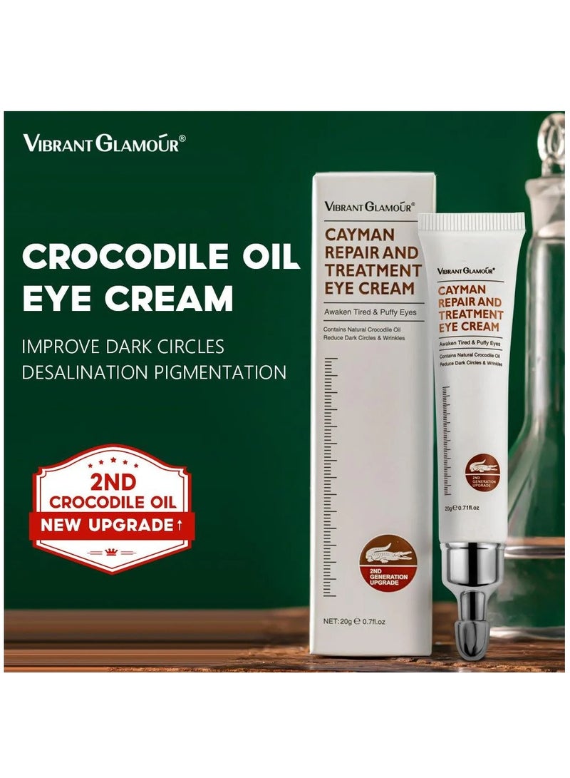 Vibrant Glamour Cayman Eye Cream Eye Repair and Treatment Silk Protein Anti-Wrinkle and Firming Paste for Eye Skin Reduce Appearance of Fine Lines Anti-Aging Dark Circles & Puffiness Eyecare Cream 20g - Image 3