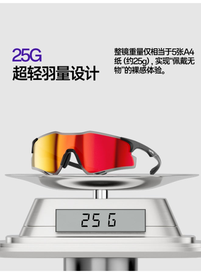 KAPVOE Photochromic Running Glasses Sports Marathon Lightweight Outdoor Cycling Mountaineering Anti-glare - Image 3