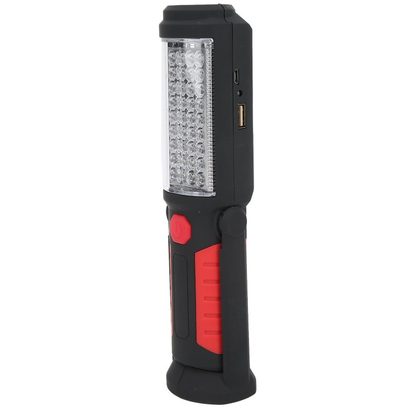 Flashlight Portable LED Torch Light USB Rechargeable Working Lamp for Workshop Camping Hiking - Image 4