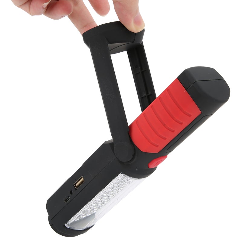 Flashlight Portable LED Torch Light USB Rechargeable Working Lamp for Workshop Camping Hiking - Image 1