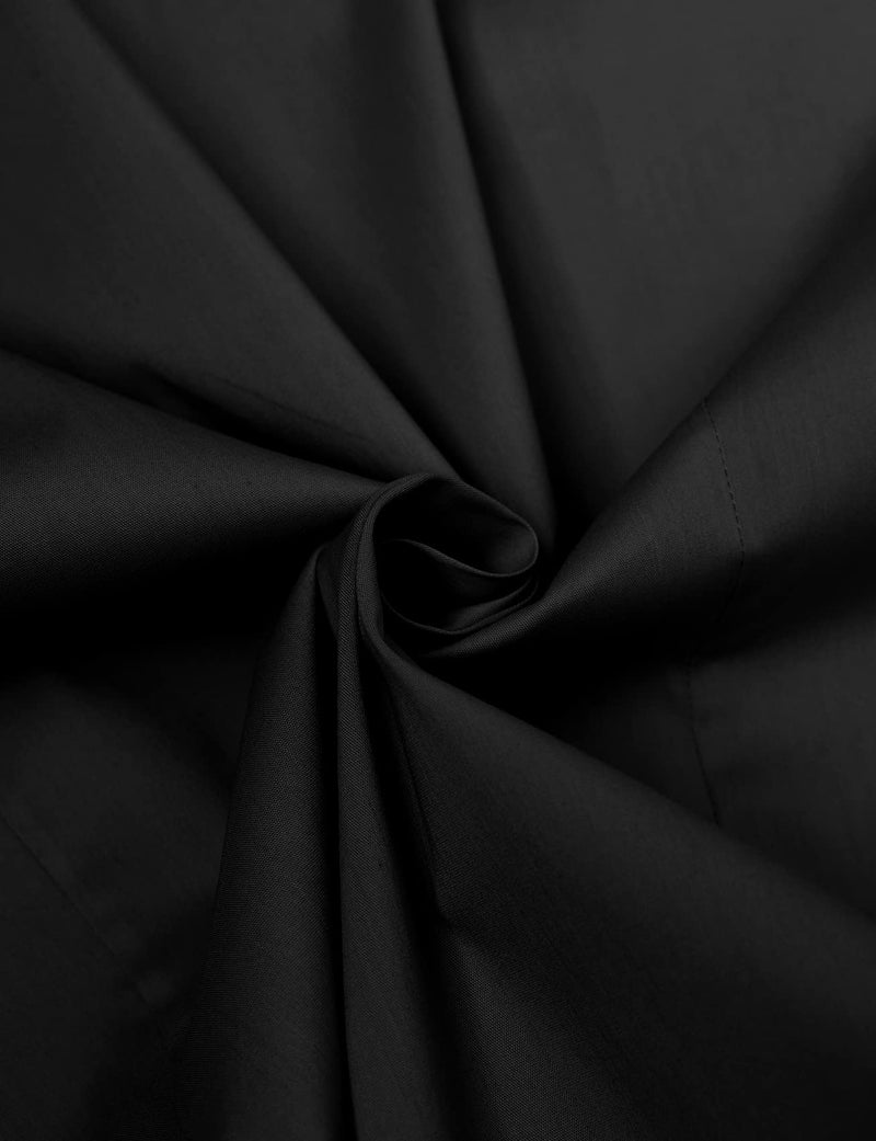 H2H Mens Black Dress Shirt Black US M/Asia L (KMTSTS0132) - Image 5