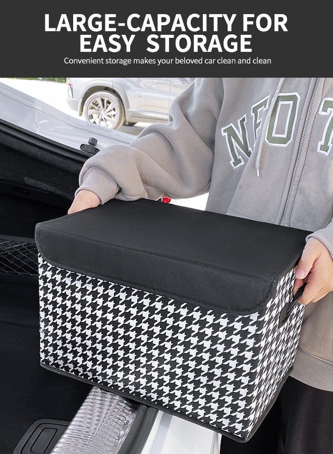 GROIC Trunk Organizer for Car, Collapsible Car Organizer Large Capacitance Car Storage for SUV and Sedan Truck Car Travel Storage Foldable Cover, Car Trunk Organizer - Image 5