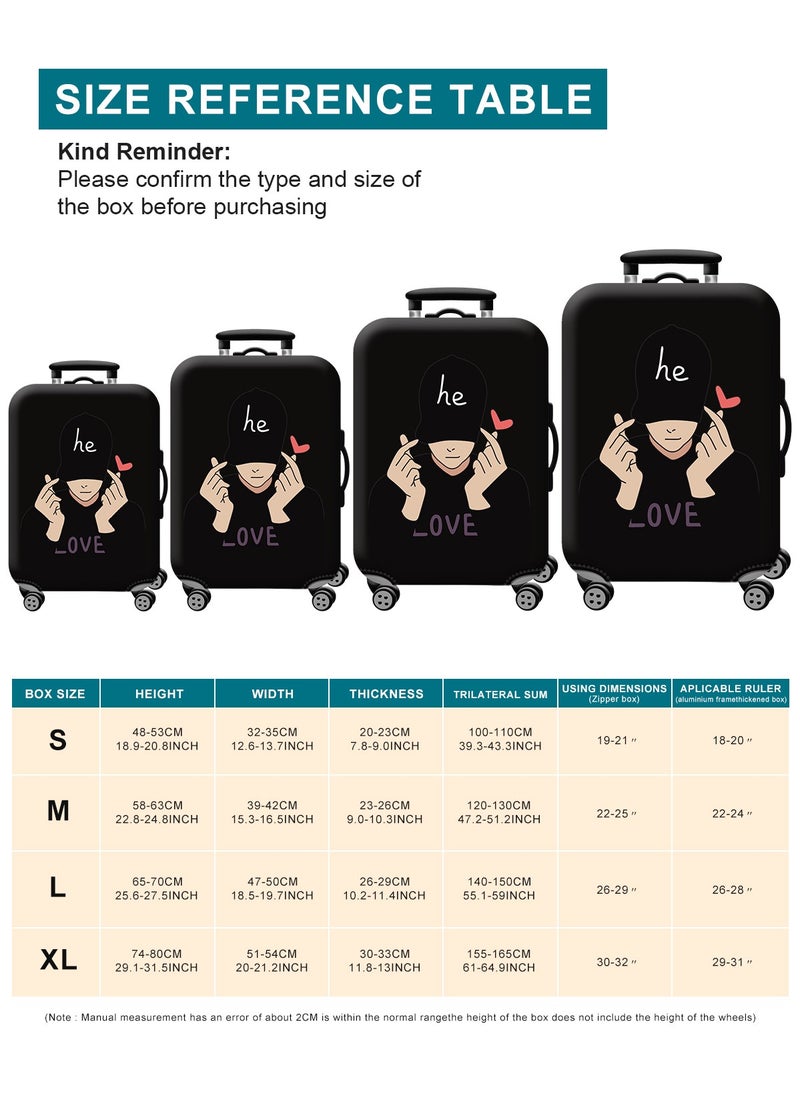 URbazaar Elastic Travel Luggage Cover Travel Suitcase Protective Cover for Trunk Case Apply to 18-30 inch luggage Suitcase Cover  - Image 4