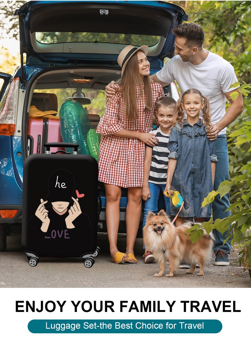 URbazaar Elastic Travel Luggage Cover Travel Suitcase Protective Cover for Trunk Case Apply to 18-30 inch luggage Suitcase Cover  - Image 2