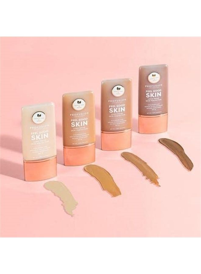 Profusion Cosmetics VEGAN Cruelty-free Lightweight Feel Good Skin Liquid Foundation: Fair 1