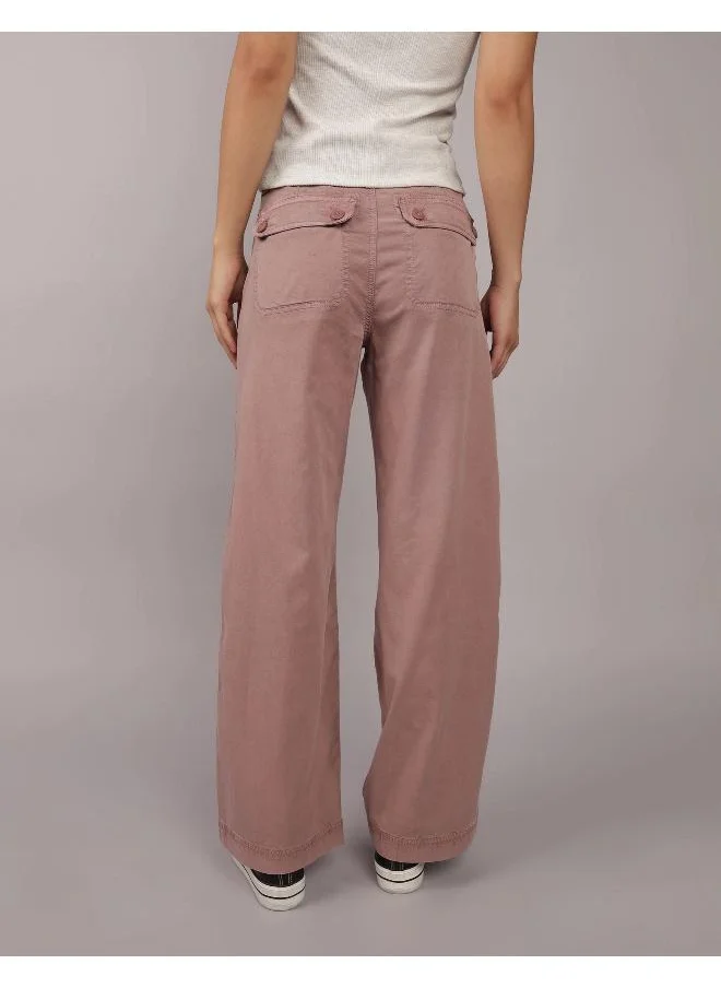 امريكان ايجل AE Dreamy Drape High-Waisted Baggy Wide-Leg Convertible Pant